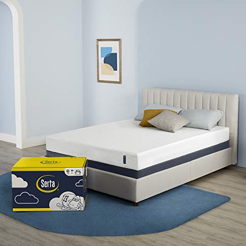 Serta – 7 inch Cooling Gel Memory Foam Mattress, Queen Size, Medium-Firm, Supportive, CertiPur-US Certified, 100-Night Trial – for Ewe | The Storepaperoomates Retail Market - Fast Affordable Shopping