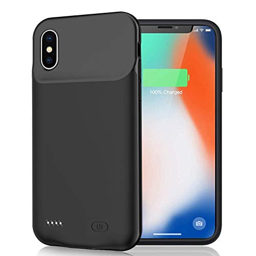 JBUBN 1rtable Rechargeable Battery Pack Charging Case for iPhone X1tery Smart Charger Case Backup Power Bank (Black) | The Storepaperoomates Retail Market - Fast Affordable Shopping