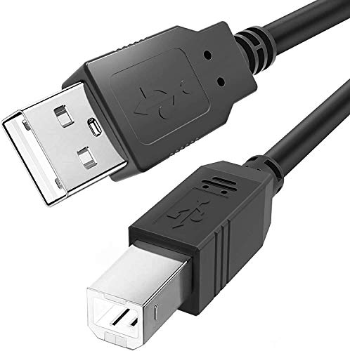 Ancable 3-Feet USB B Midi Controller Cable Cord for Audio Interface, Piano, Midi Keyboard, Midi Controller, Mixer, Speaker, Instrument, USB Microphone, USB A to B Cable
