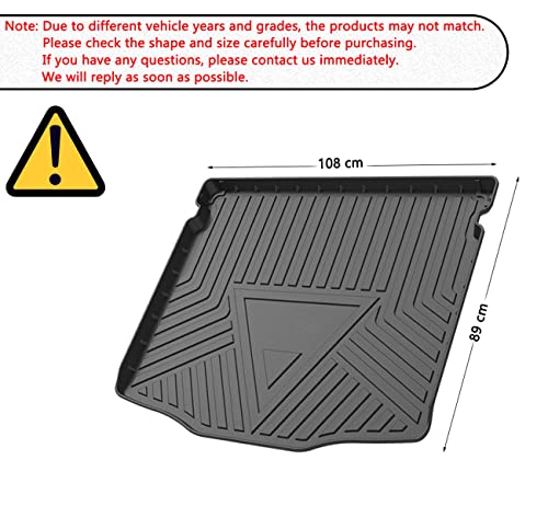 Escape Cargo Liners – All Weather Rear Trunk Tray Cargo Mats Protector Custom Fit for Ford Escape, 3D Tech Waterproof Durable Odorless Flexible TPO Accessories, Compatible with Escape 2020-2021 2022 | The Storepaperoomates Retail Market - Fast Affordable Shopping