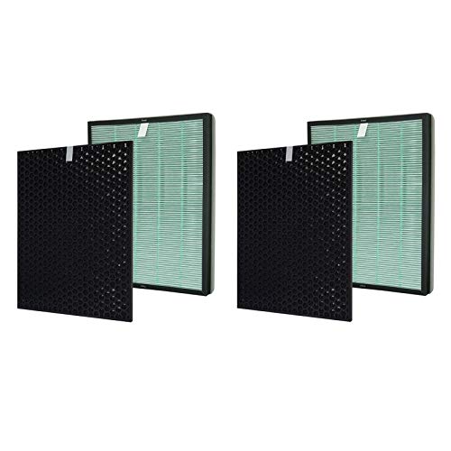 PUREBURG 2-Pack Replacement HEPA Filter Kit Compatible with RabbitAir BioGS 2.0 Ultra Quiet Model SPA-550A and SPA-625A Air Purifier | The Storepaperoomates Retail Market - Fast Affordable Shopping