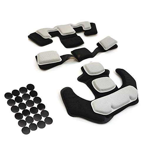 Tactical Helmet Pads Kit – Airsoft Paintball Protective Padding Mat Replacement Universal Foam Pads Set for ACH Fast MICH MT IBH AF PASGT