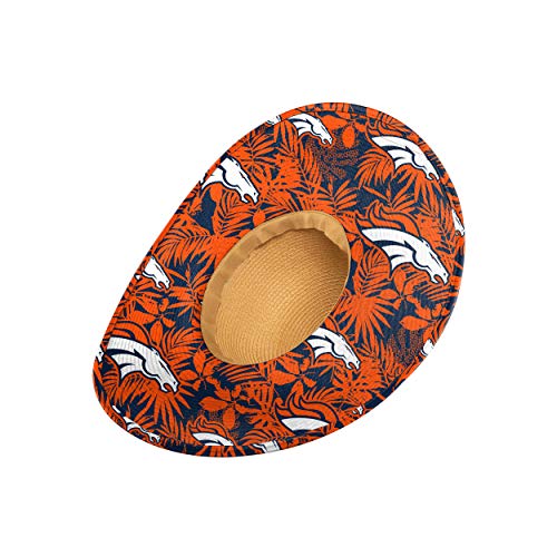Denver Broncos NFL Womens Floral Straw Hat | The Storepaperoomates Retail Market - Fast Affordable Shopping