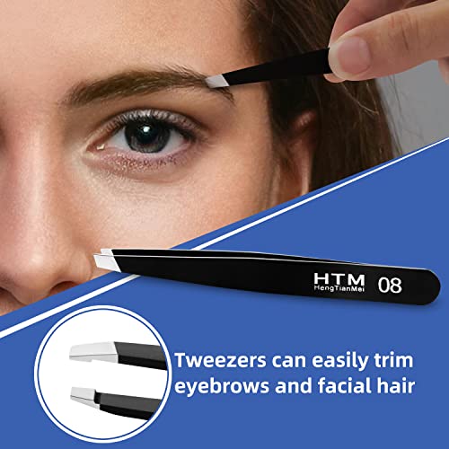 HengTianMei Precision Tweezers Set, ESD Anti-Static Stainless Steel Tweezers Set for Craft, Jewelry, Electronics, Laboratory Work (14 PCS) | The Storepaperoomates Retail Market - Fast Affordable Shopping