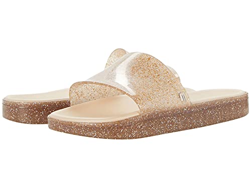 Melissa Shoes Beach Slide Next Gen Clear Glitter/Beige 8 M | The Storepaperoomates Retail Market - Fast Affordable Shopping