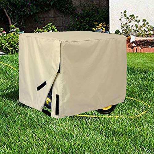 UCARE Generator Cover 600D Oxford Heavy Duty Waterproof Universal Generator Storage Covers for Most Generators 3000-5000 Watt (M(LxWxH): 32x24x24 in/ 81x61x61 cm, Beige) | The Storepaperoomates Retail Market - Fast Affordable Shopping