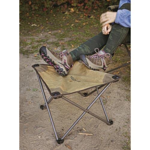 Bolderton Heritage Camp Chair Foot Stool, Folding, Collapsible, Portable, Small Footrest, Brown | The Storepaperoomates Retail Market - Fast Affordable Shopping
