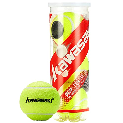 Tennis Balls 3 Pack High Resilience Durable Tennis Practice Ball for School Club Competition Training Exercises,Yellow,KT-80 | The Storepaperoomates Retail Market - Fast Affordable Shopping
