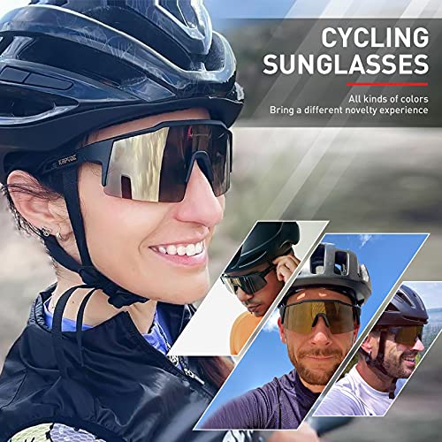 KAPVOE Cycling Glasses Polarized Mountain Bike Sunglasses Women Men MTB Bicycle Riding Motorcycle | The Storepaperoomates Retail Market - Fast Affordable Shopping