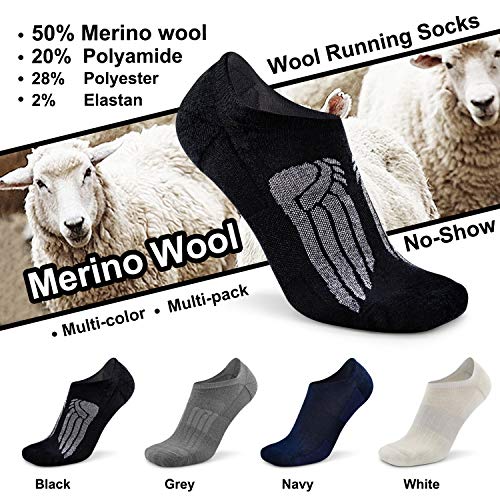 Busy Socks Women’s Thin Soft Merino Wool Socks No Show Moisture Release Sweat Autumn Fashion Short Socks, 6 Pairs,Medium, Medium Grey | The Storepaperoomates Retail Market - Fast Affordable Shopping