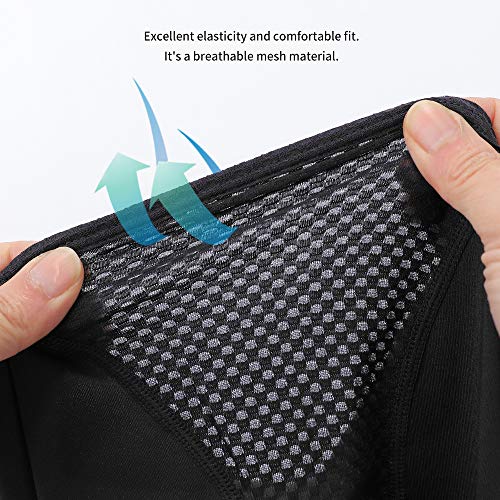 MCN SR1 Mesh Fabric Unisex Breathable Cooling UV Protection Face Mask Neck Scarf for Hiking Camping Fishing Cycling (Black) | The Storepaperoomates Retail Market - Fast Affordable Shopping