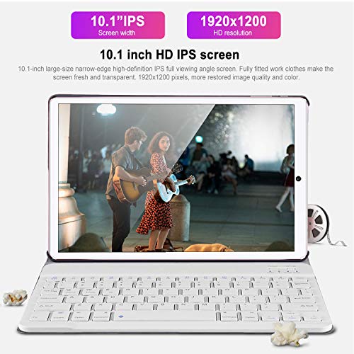 2 in 1 Tablets, 10 Inch Android 11.0 Tablet PC with Wireless Keyboard Case, 4GB RAM 64GB ROM/128GB Computer Tablets, Quad Core, HD/IPS, 8000mAh, 13MP Dual Camera, Dual 4G SIM, WiFi | The Storepaperoomates Retail Market - Fast Affordable Shopping