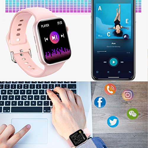 Kimnix Smart Watch (Answer/Make Calls), 2022 1.72 in Bluetooth Smart Watches for Women Android Phones Full Metal Aluminum Body Fitness Tracker with Call/Text/Heart Rate/SpO2/Sleep Monitor, Pink | The Storepaperoomates Retail Market - Fast Affordable Shopping