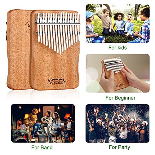 Kalimba Thumb Piano 17 Key Finger Piano Musical Instrument with Study Instruction and Tune Hammer, Gift for Kids, Adult Beginners… | The Storepaperoomates Retail Market - Fast Affordable Shopping