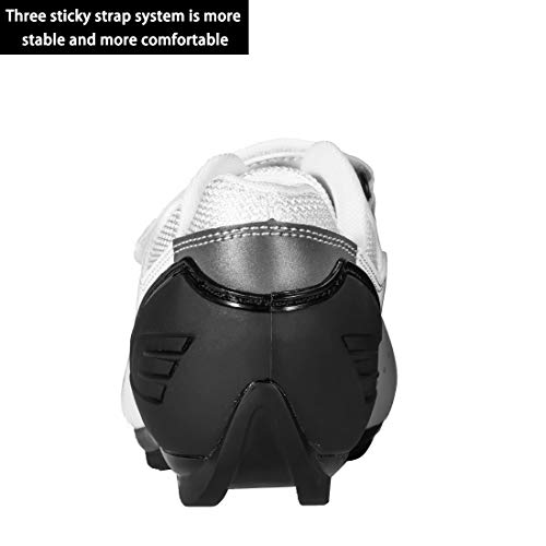 Unisex Men’s Women’s Bike Shoes Riding,Cycling,Indoor,Peloton Compatible with Shimano SPD &Look Delta Bicycle Pedal Cleats Road Bike Shoes Mountain Bike Shoes White | The Storepaperoomates Retail Market - Fast Affordable Shopping