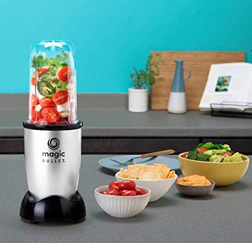 Magic Bullet Mini Blender, 200 Watt with Cross Blade, Silver | The Storepaperoomates Retail Market - Fast Affordable Shopping