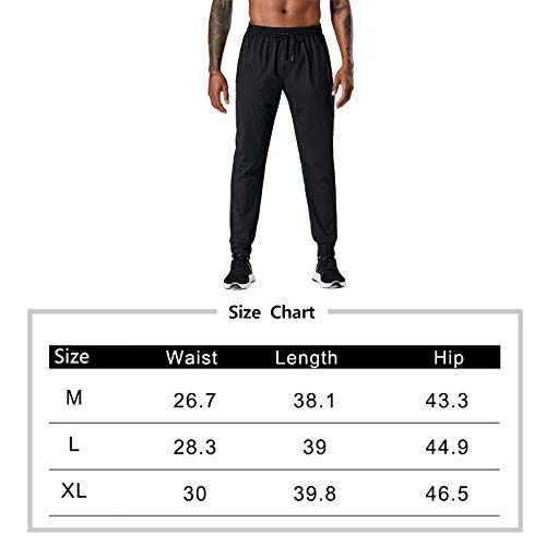 Leglocher Mens Hiking Pants Joggers Pants Quick Dry Athletic Climbing Travel Running Sports Pants Sweatpants Light Breathable | The Storepaperoomates Retail Market - Fast Affordable Shopping