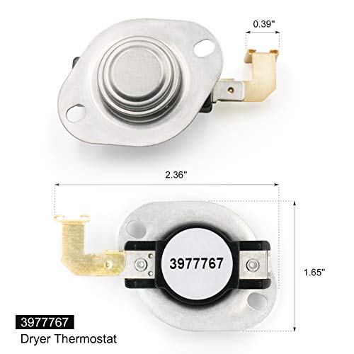 3977393 & 3392519 Dryer Thermal Fuse & 3977767 Dryer High Limit Thermostat & 3387134 Dryer Cycling Thermostat – Compatible with Whirlpool Kenmore Dryer | The Storepaperoomates Retail Market - Fast Affordable Shopping