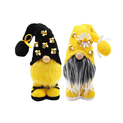 QWERU Tomte Gnomes, Little Bee Striped Gnome Plush Yellow & Black Faceless Doll For Bee Festival Home Garden Decoration Ornaments | The Storepaperoomates Retail Market - Fast Affordable Shopping