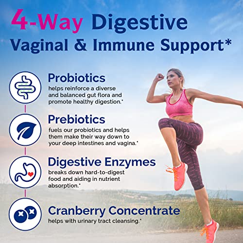 Innate Vitality Women’s Probiotics, 120 Billion CFU, 32 Tested Strains, Probiotics for Women, Yeast Control, Vaginal pH Support, Prebiotics, Digestive Enzymes, Cranberry, Once Daily 30 Veggie Capsules | The Storepaperoomates Retail Market - Fast Affordable Shopping