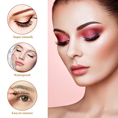 VTES Magnetic Eyelashes with Eyeliner Kit, 5 pairs 3D False Lashes Set, Reusable Lashes, Natural Looking Magnetic Lashes with Applicator- No Glue, 6 Piece Set | The Storepaperoomates Retail Market - Fast Affordable Shopping