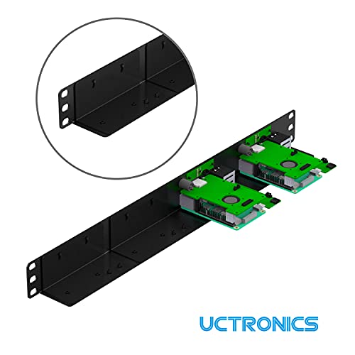 UCTRONICS Blank Covers for Ultimate Raspberry Pi 1U Rackmount, 2-Pack | The Storepaperoomates Retail Market - Fast Affordable Shopping
