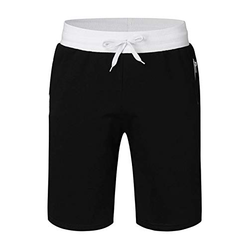BODOAO Mens Elastic Waist Lounge Workout Short Pants Drawstring Sweat Joggers Summer Sports Workout Shorts with Zipper Pockets | The Storepaperoomates Retail Market - Fast Affordable Shopping