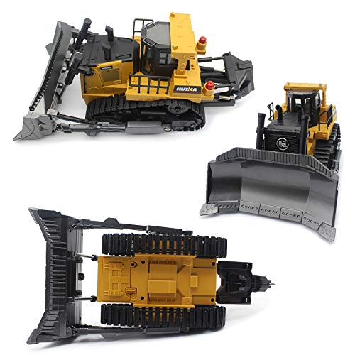 Fistone RC Bulldozer 1/16 9CH Remote Control Front Loader Tractor 2.4G Construction Vehicles Toys for Boys Kids Adults Gifts | The Storepaperoomates Retail Market - Fast Affordable Shopping