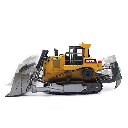 Fistone RC Bulldozer 1/16 9CH Remote Control Front Loader Tractor 2.4G Construction Vehicles Toys for Boys Kids Adults Gifts | The Storepaperoomates Retail Market - Fast Affordable Shopping