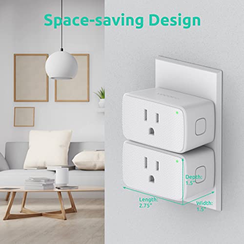 VOCOlinc Homekit Smart Plug Works with Alexa, Apple Home, Google Assistant, WiFi Smart Plug That Work with Alexa, Electrical Timer Outlet Support Siri, No Hub Required, 15A, 2.4GHz, 110～120V, 3 Pack | The Storepaperoomates Retail Market - Fast Affordable Shopping