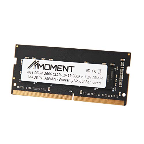 MMoment 8GB DDR4 2666MHz SODIMM (PC4-21300) 1.2V CL 19 Non-ECC Unbuffered 260 Pin (2Rx8/Dual Rank Base on 1Gx8) Notebook Laptop Memory Upgrade Module | The Storepaperoomates Retail Market - Fast Affordable Shopping