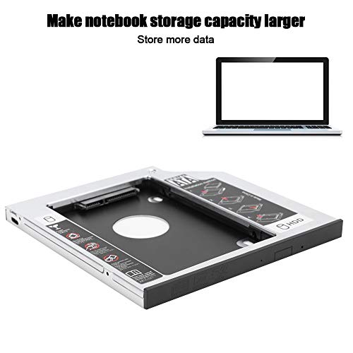 Internal Hard Disk Drive Mounting Bracket Kit,State Drive Bracket Lightweight Computer Accessory Aluminum Alloy Thickened for 9.5 MM SSD | The Storepaperoomates Retail Market - Fast Affordable Shopping
