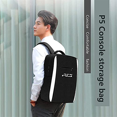 Ps5 Carrying Case, Console Carrying Case Compatible Playstation 5 and Ps5 Digital Edition, Waterproof Portable Backpack Storage Bag, Travel Ps5 Bag for Playstation Controller | The Storepaperoomates Retail Market - Fast Affordable Shopping