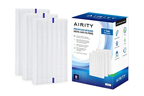 HPA300 Air Purifier Filters Compatible with Honeywell HPA300 by Airity | Includes 3 HEPA R Filters | Honeywell Air Purifier Filter Replacement Compatible for Honeywell R Filter | Honeywell HPA300 Replacement Filters