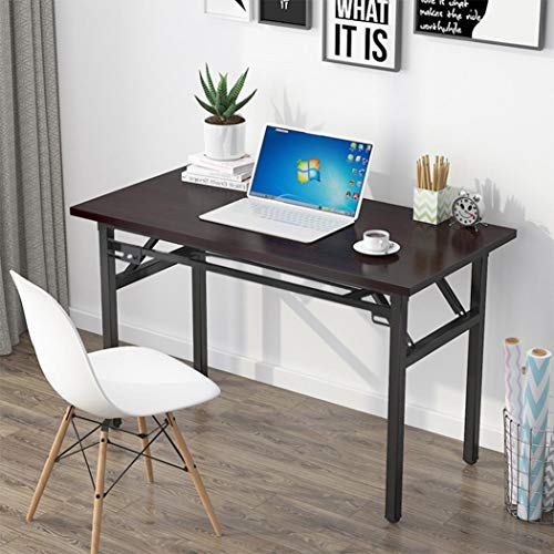 KEO Folding Desk, 2 Tier, No Assembly, Computer Desk Home Office Desk Study Writing Table for Small Space Offices (47.3 inches) | The Storepaperoomates Retail Market - Fast Affordable Shopping