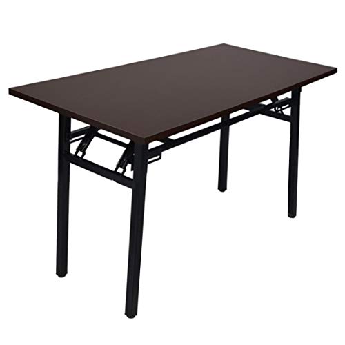 KEO Folding Desk, 2 Tier, No Assembly, Computer Desk Home Office Desk Study Writing Table for Small Space Offices (47.3 inches) | The Storepaperoomates Retail Market - Fast Affordable Shopping