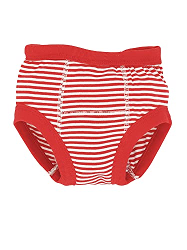 Organic Training Pants – Red Stripes 2-4y