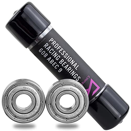 Capetos Professional Skate Racing Bearings ABEC 9 – Pre Lubricated Inline Speed Roller Skate Derby Skateboard Scooter – Pack of 16 | The Storepaperoomates Retail Market - Fast Affordable Shopping