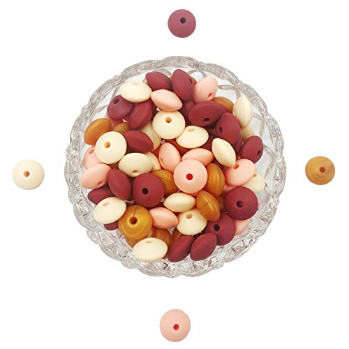 Silicone Saucer Beads 12mm 50pc Loose Nursing Necklace Bracelet Beads | The Storepaperoomates Retail Market - Fast Affordable Shopping