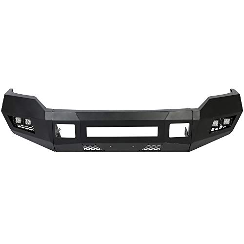 Steel Front Bumper 3 Piece W/Cube Lights Compatible with 2011-2016 Ford F250 F350 Super Duty (2 Packages Shipment) | The Storepaperoomates Retail Market - Fast Affordable Shopping