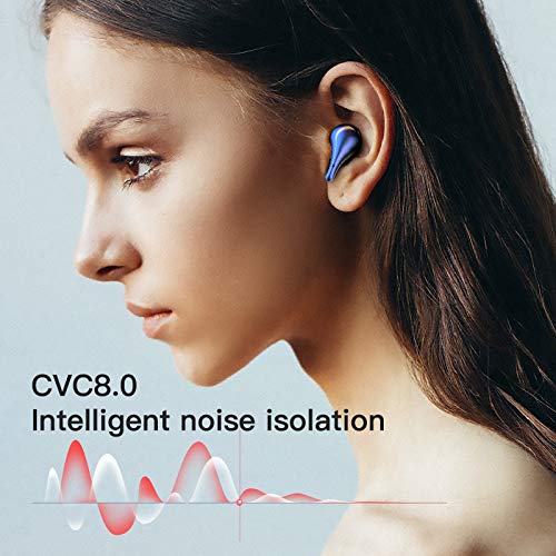 KENKUO Wireless Earbuds, Bluetooth Headphones with Mic, Charging Case HD LED Battery Display, Standby Time up to 120 Hours, CVC8.0 Intelligent Noise Isolation Headset, Touch Control,Black | The Storepaperoomates Retail Market - Fast Affordable Shopping