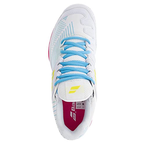 Babolat Women’s Propulse Fury All Court Tennis Shoes (White, 6.5) | The Storepaperoomates Retail Market - Fast Affordable Shopping