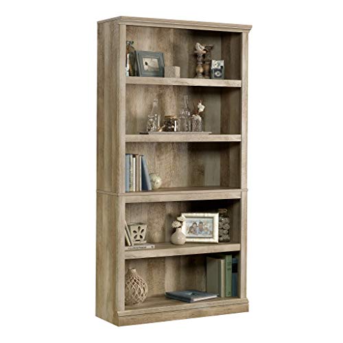 BeeHealthy Shop 5-Shelf Bookcase with 3 Adjustable Shelves, Wall Unit, Bookrack, Library, Bookshelf, Home Office Furniture, Open Storage Space, Perfect for Living Room, Multiple Finishes (Lintel Oak) | The Storepaperoomates Retail Market - Fast Affordable Shopping