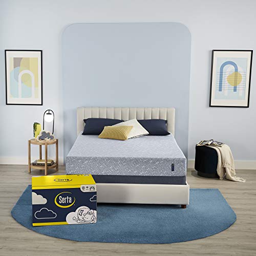 Serta – 9 inch Cooling Gel Memory Foam Mattress, King Size, Medium-Firm, Supportive, CertiPur-US Certified, 100-Night Trial – Sheepless Night | The Storepaperoomates Retail Market - Fast Affordable Shopping