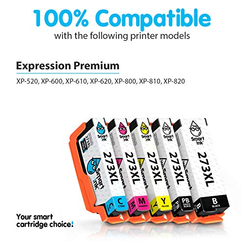 Smart Ink Remanufactured Ink Cartridge Replacement for Epson 273 XL 273XL 273 to use with XP 610 XP-600 XP-620 XP-810 XP-820 XP-800 Expression Premium (Black & C/M/Y/PBK, 5 Combo Pack) | The Storepaperoomates Retail Market - Fast Affordable Shopping