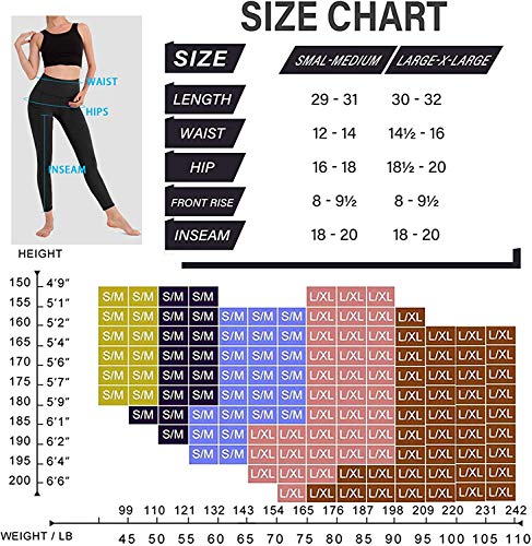 NEW YOUNG 2 Pack Capri Leggings for Women-Workout High Waisted Tummy Control Black Yoga Pants(Black&Black, Small-Medium) | The Storepaperoomates Retail Market - Fast Affordable Shopping