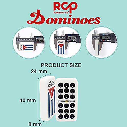 RCP PRODUCTS Cuban Flag Double Nines Dominoes Set Wood Box ,Set of 55 Double Nine (in Box) | The Storepaperoomates Retail Market - Fast Affordable Shopping