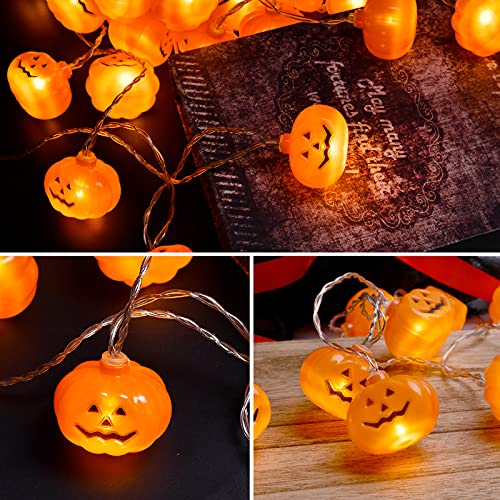 Halloween Decorations 19.7Ft 40 LED Pumpkin String Lights, Halloween Decor Indoor Outdoor Clearance Halloween Lights Battery Operated for Home Garden Yard Decorations Holiday Lights Party Supplies | The Storepaperoomates Retail Market - Fast Affordable Shopping