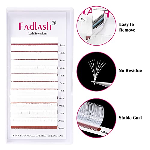 Eyelash Extension 0.07 Colored Lash Extensions Easy Fan Lashes White Lash Extensions D Curl Self Fanning Lashes Colored Eyelash Extensions Volume Lash Extensions (White 0.07D, 15-20mm) | The Storepaperoomates Retail Market - Fast Affordable Shopping