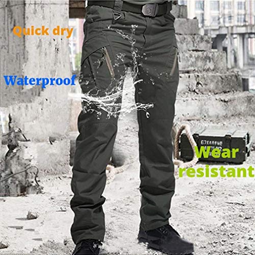 CHENRI Tactical Waterproof Pants Men Outdoor – Ripstop Pants, Lightweight EDC Hiking Work Pants (Green, 2XL) | The Storepaperoomates Retail Market - Fast Affordable Shopping